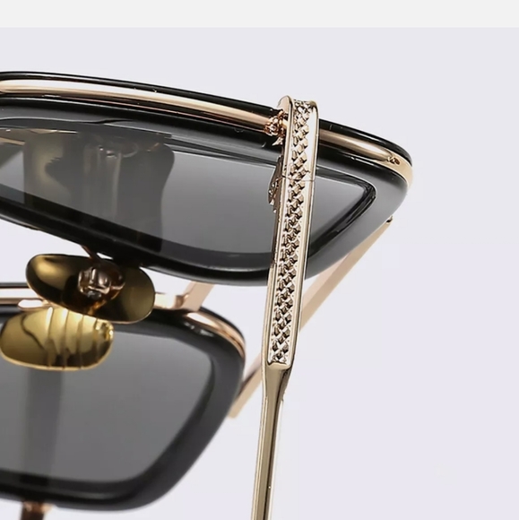 Men's Retro Style Sunglasses - Picture 2 of 2